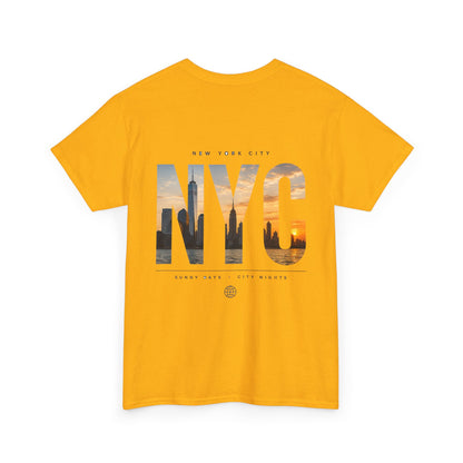 NYC Sunset Photo Tee — New York City Graphic T‑Shirt