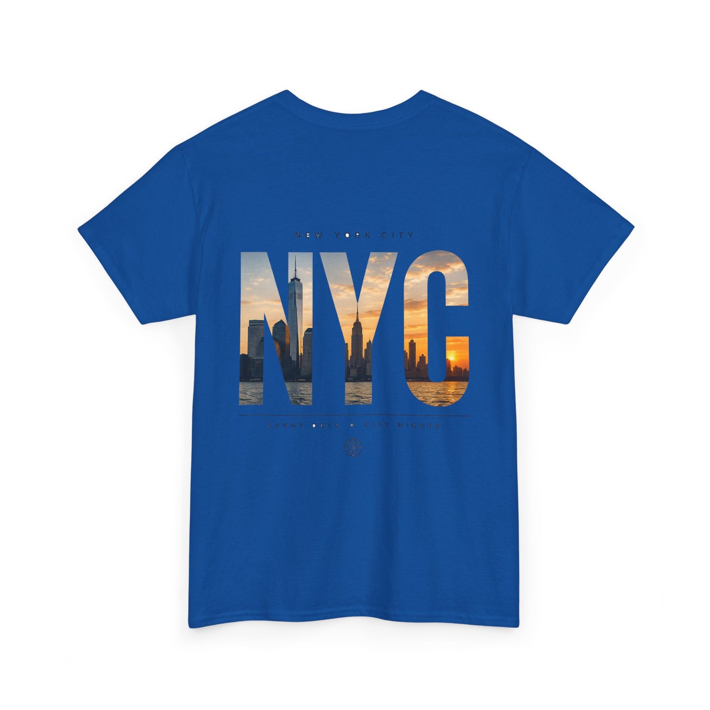 NYC Sunset Photo Tee — New York City Graphic T‑Shirt