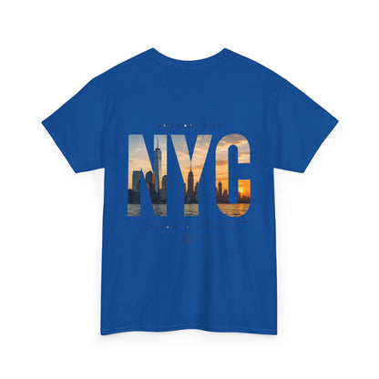 NYC Sunset Photo Tee — New York City Graphic T‑Shirt