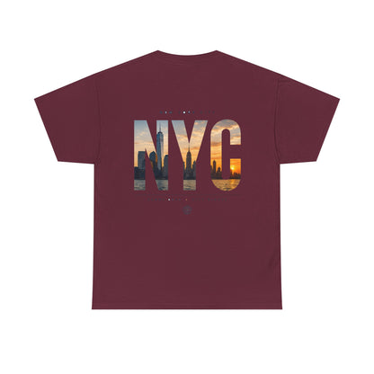 NYC Sunset Photo Tee — New York City Graphic T‑Shirt