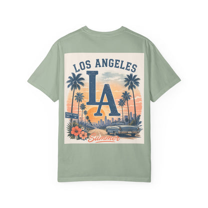 Los Angeles Sunset LA T-Shirt — Vintage Palm Beach Summer Graphic Tee