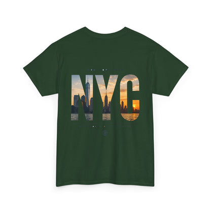 NYC Sunset Photo Tee — New York City Graphic T‑Shirt