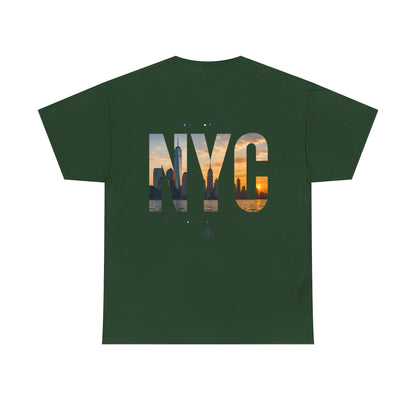 NYC Sunset Photo Tee — New York City Graphic T‑Shirt