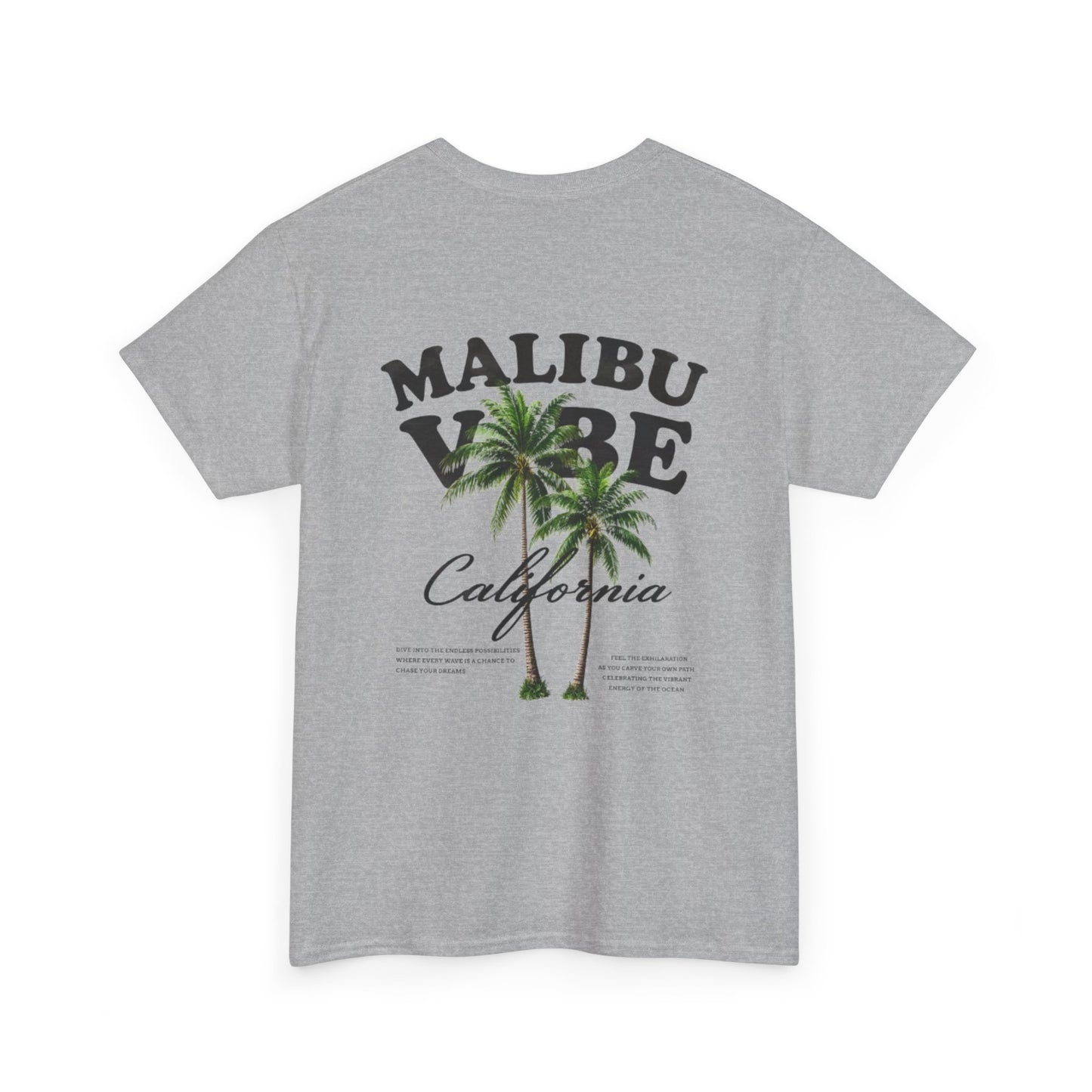 Malibu Vibe T‑Shirt — California Palm Tree Graphic Tee