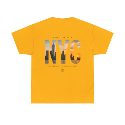 NYC Sunset Photo Tee — New York City Graphic T‑Shirt