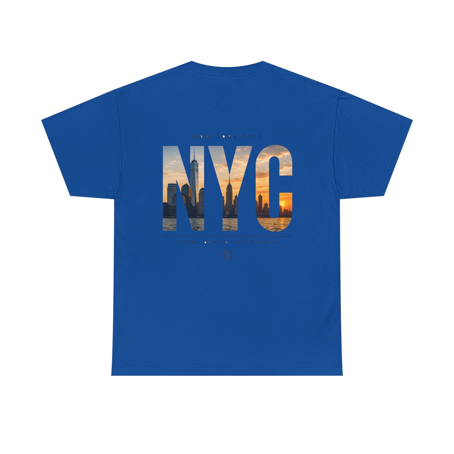 NYC Sunset Photo Tee — New York City Graphic T‑Shirt