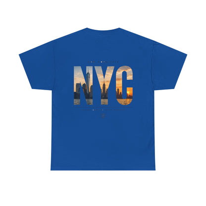 NYC Sunset Photo Tee — New York City Graphic T‑Shirt